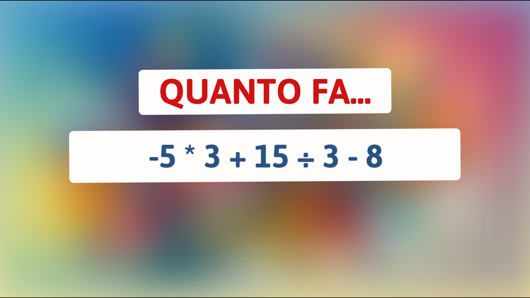 \"Solve This Math Riddle That Only Geniuses Can Crack: Are You Up for the Challenge?\""